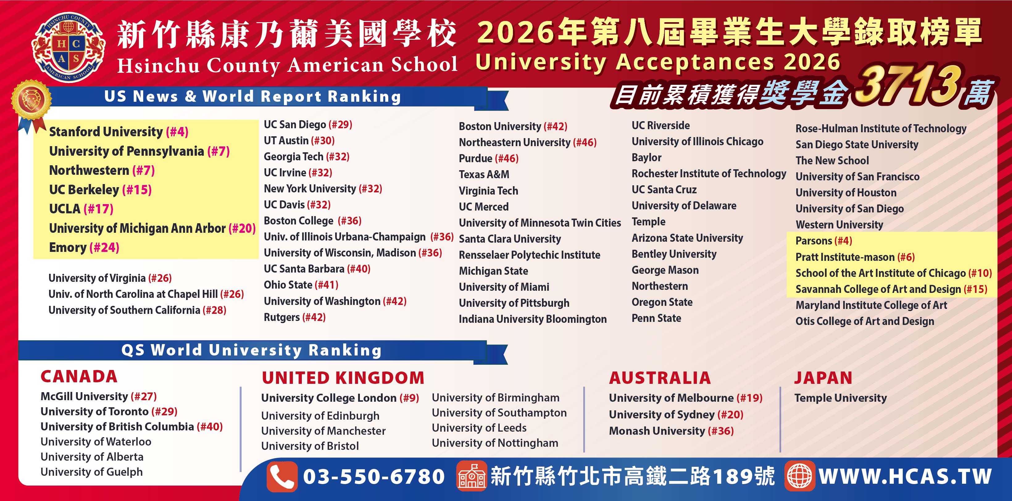 聖介-LUZ-美國學校-2026錄取大學帆布名單修正-558X275CM-戶外防水帆布-720DPI-四邊包繩四角銅扣